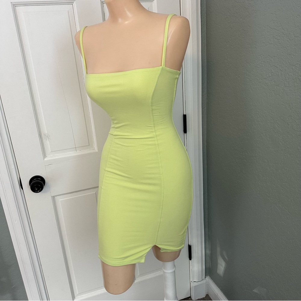 NAKED WARDROBE FRONT SLIT MINI DRESS - Picture 5 of 8